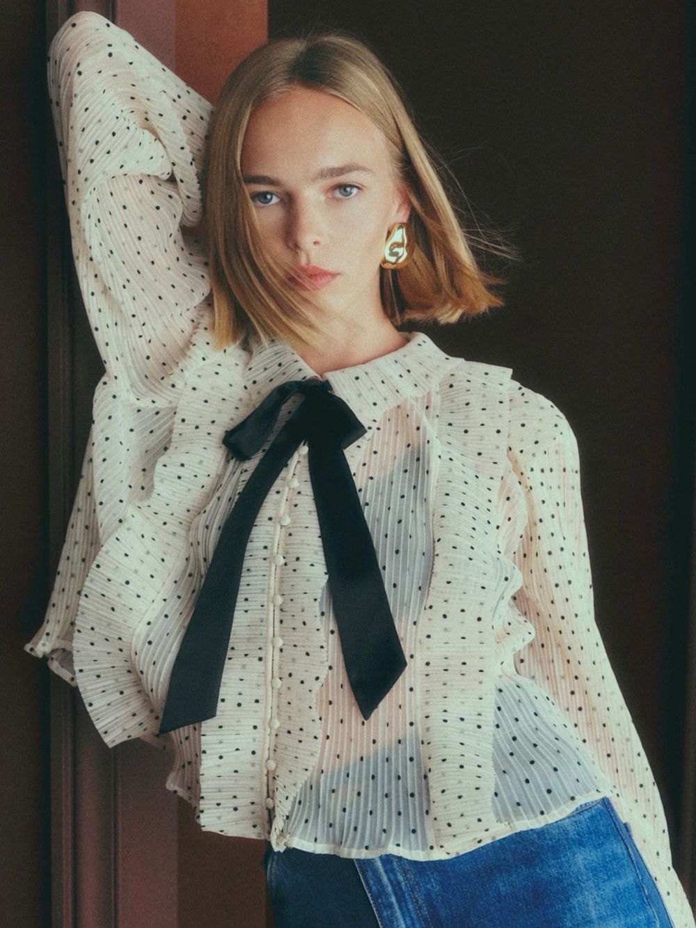 🌱NWT - Sezane JOLA Blouse in size 4 - Picture 2 of 16